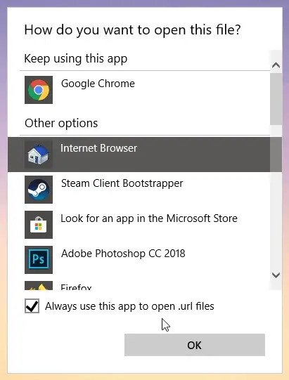 steam desktop shortcut url