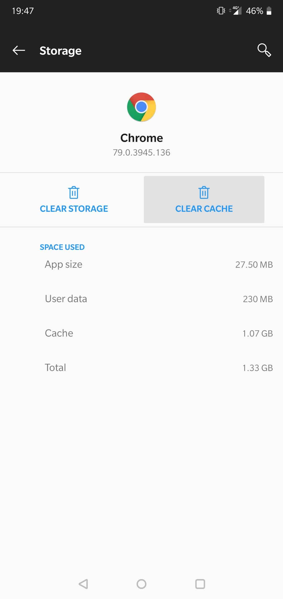 Clear Android Cache | Step 4 | Clear App Cache