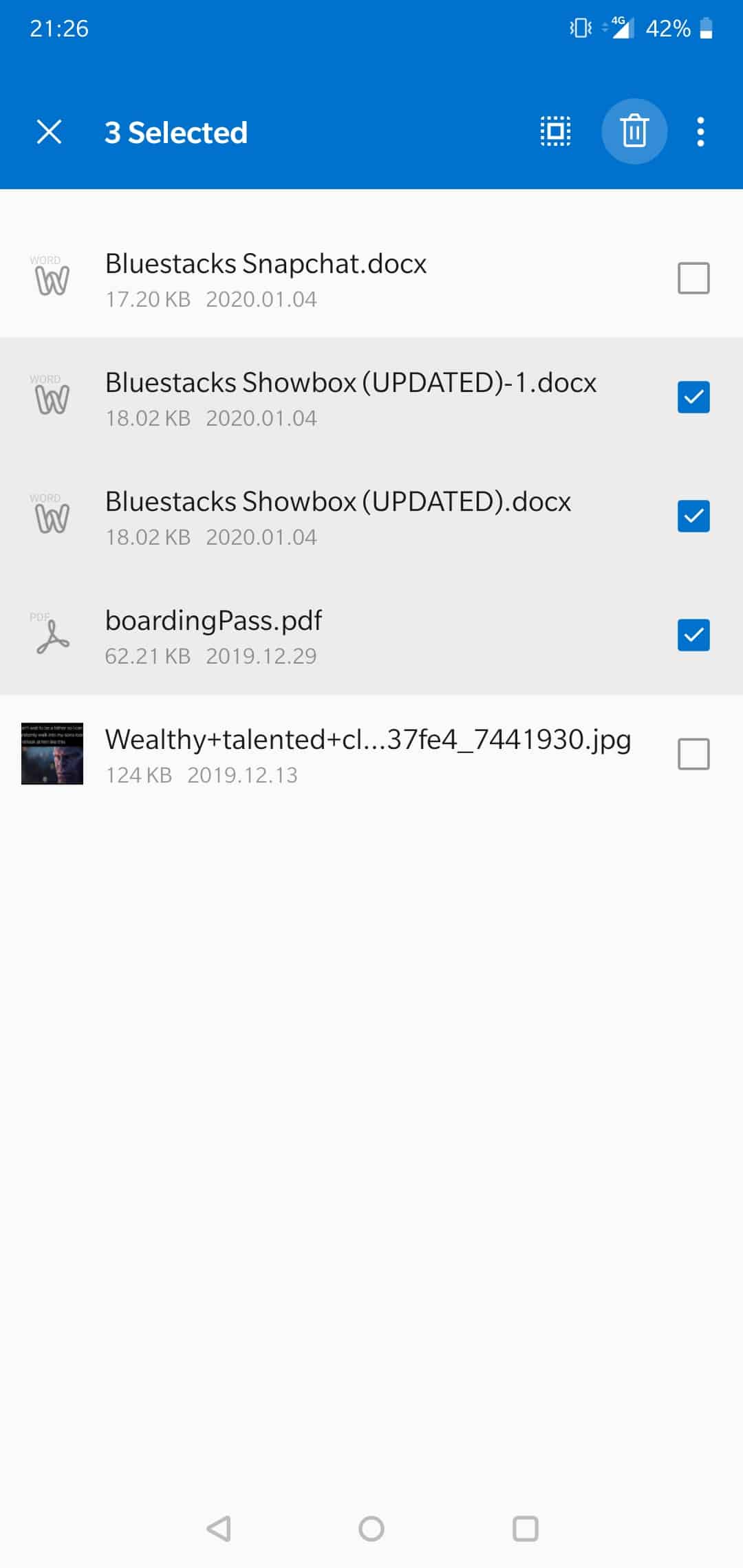 Delete Downloaded Apps on Android Step 2