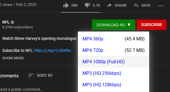 youtube video downloader google chrome