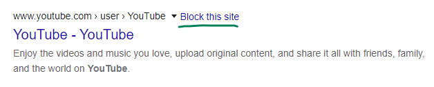 Block Site on Chrome with uBlacklist