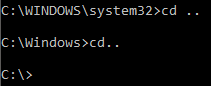 Command Prompt Change Directory
