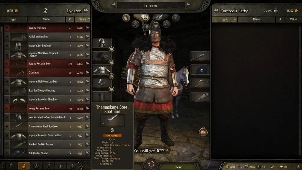 Bannerlord 2 Smithy Trading