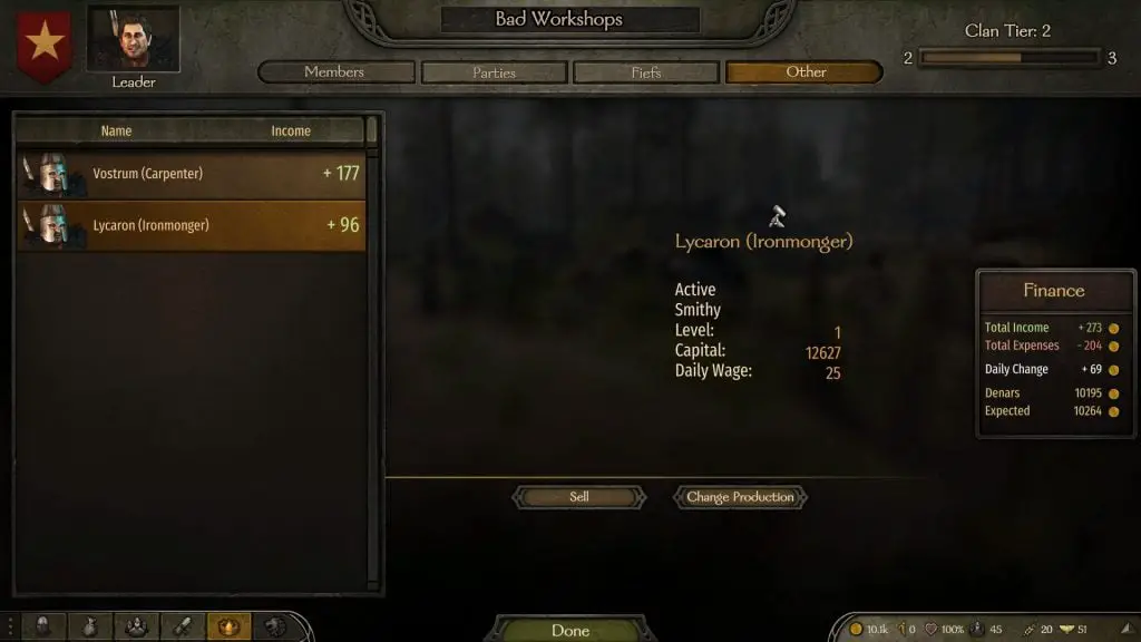 Bannerlord 2 Smithy Profits