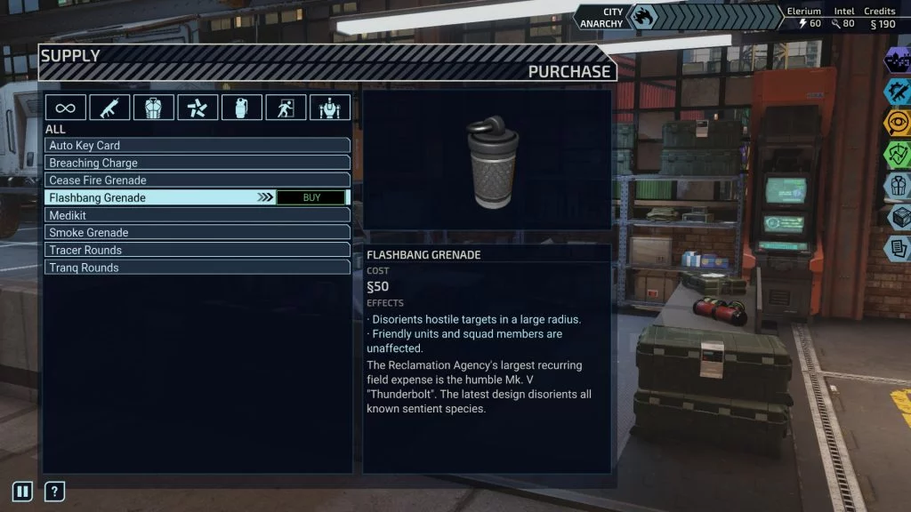 XCOM Chimera Squad Flashbangs
