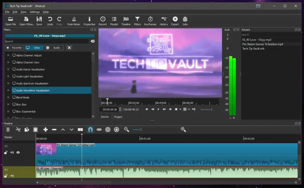 Shotcut Video Editor Workflow