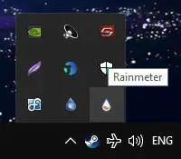 taskbarx rainmeter skin