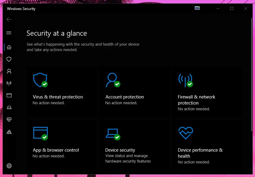Windows Security Overview
