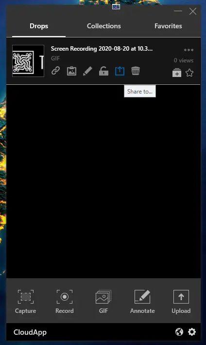 CloudApp Gif Recording