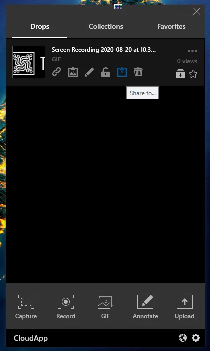 CloudApp Gif Recording