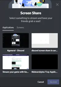Share Application on Discord