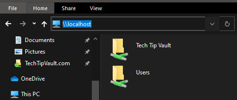 Check all shared files with Localhost