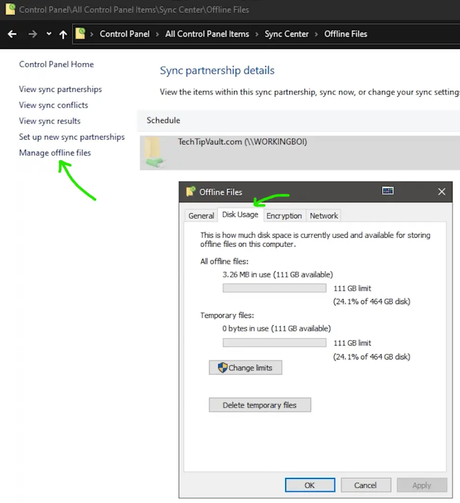 Disk Usage of Shared Files