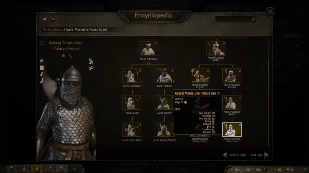 Bannerlord Aserai Mameluke Palace Guard Troops